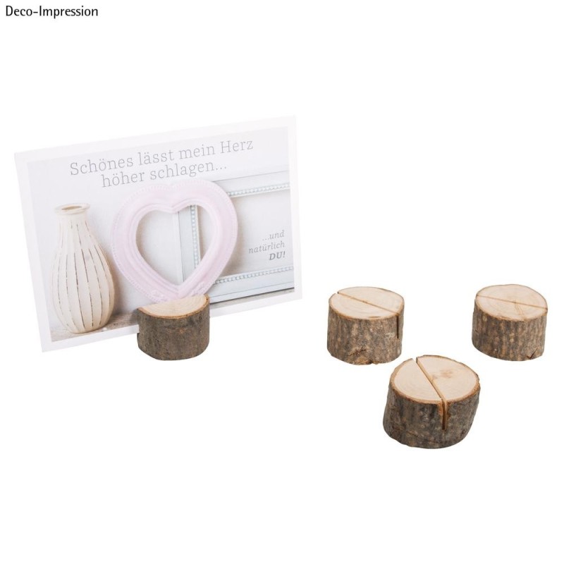 Lot De 12 Porte-cartes De Table En Bois - Supports Pour Photos, Menus, Mariages, Fêtes - Dimensions 7x2,7x1,8 Cm