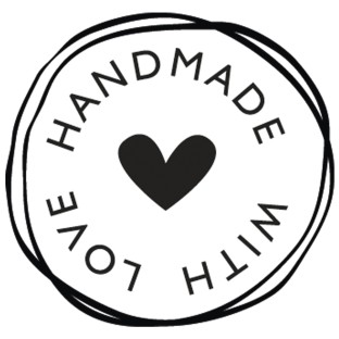Tampon "Handmade with love" 3cm