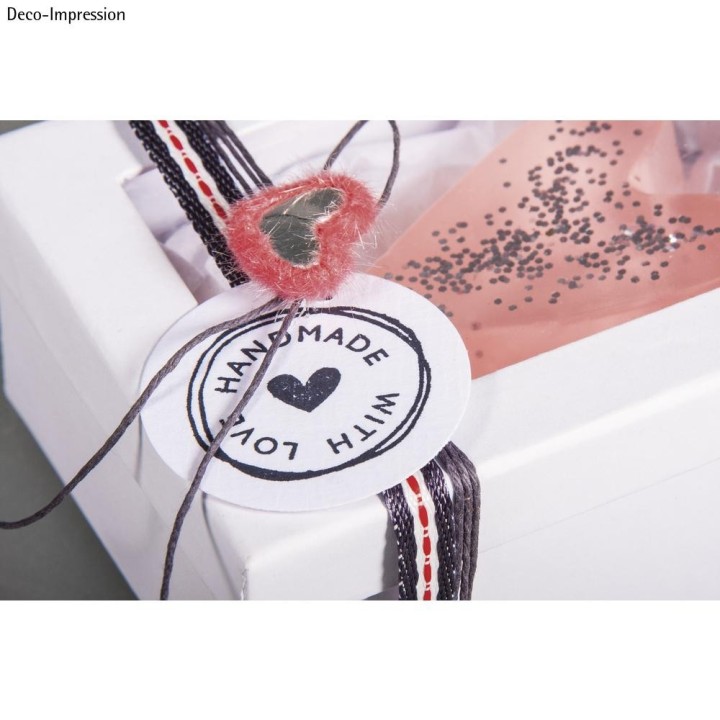 Stempel "Handmade with love" 3cm