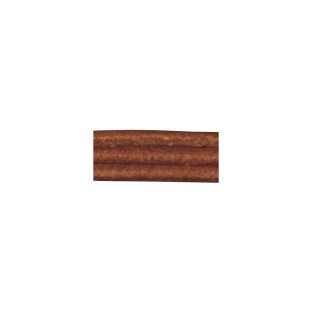 Lanières rondes en cuir de vachette 2 pcs brun moyen
