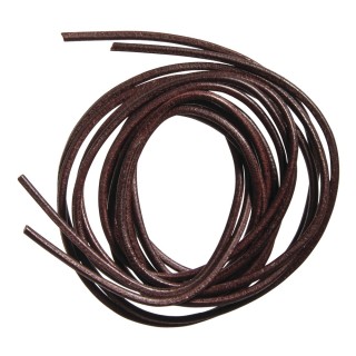 Cowhide round strap 2 pcs. dark brown