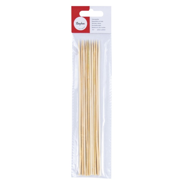 Holzspiesse 3mm 10 Stk.
