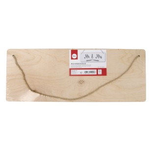 Wooden sign rectangle FSC natural