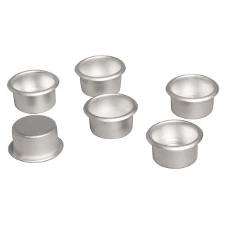 Porte-bougies en métal 6 pcs