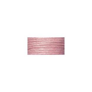 Cordoncino di cotone cerato rosé 20m