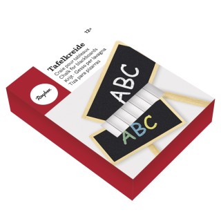 Blackboard chalk white 12 pcs.