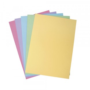 Craft cardboard A4 120g pastel colours