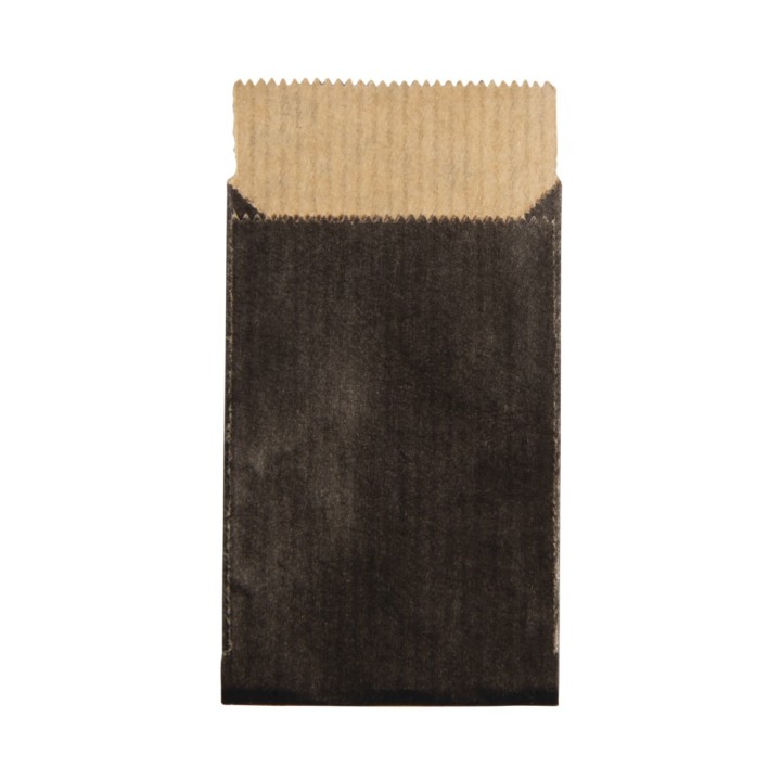 Mini sacchetto di carta XXS nero 50 pezzi.