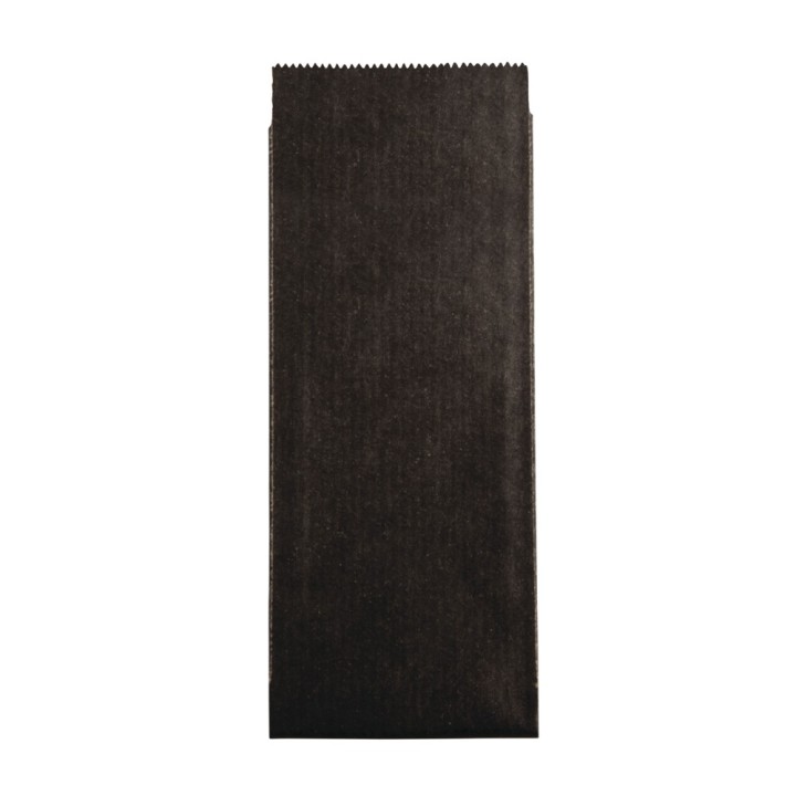 Papier-Minitüte schwarz 50 Stk.