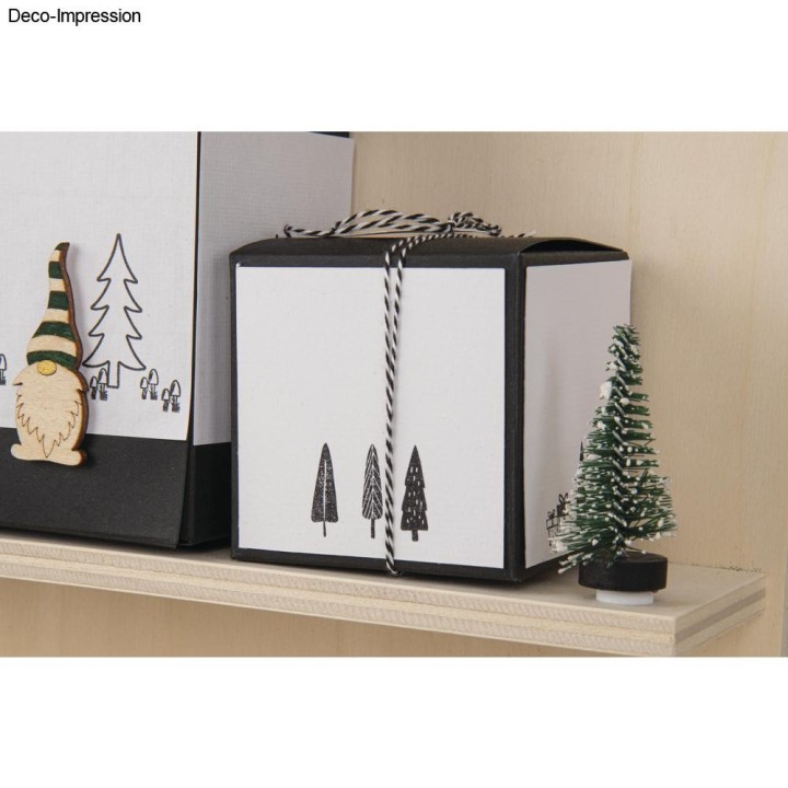 Clear Stamps Numbers 1-24 Candy Cane