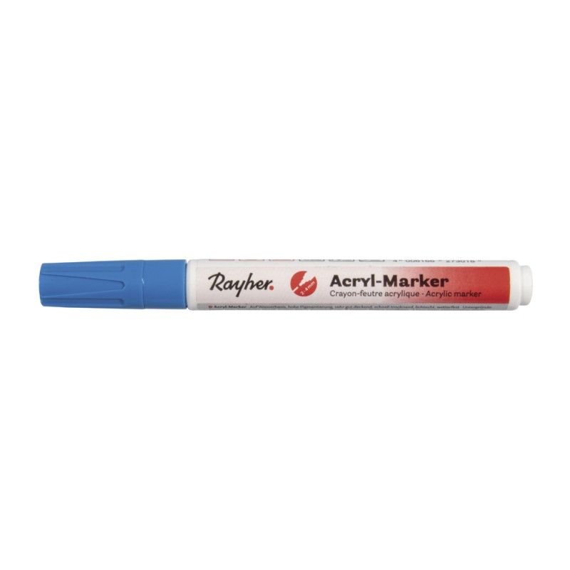 Acrylic marker azure