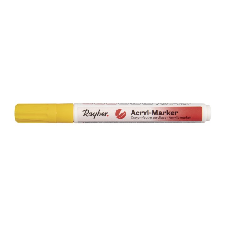 Marqueur acrylique jaune soleil