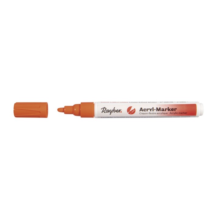 Acrylic marker orange