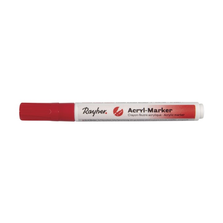 Acrylic marker classic red