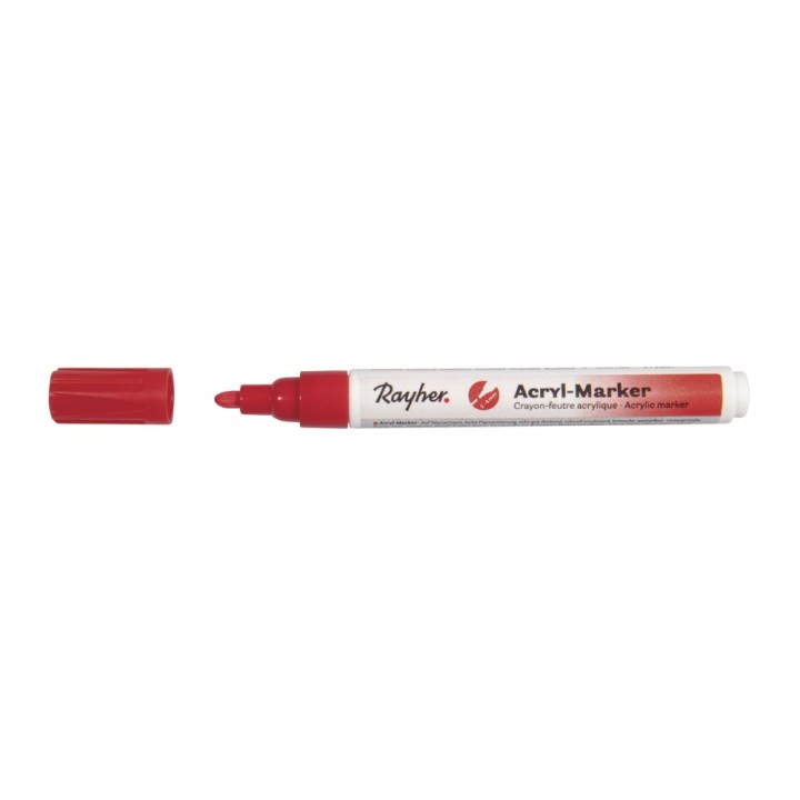Acrylic marker classic red