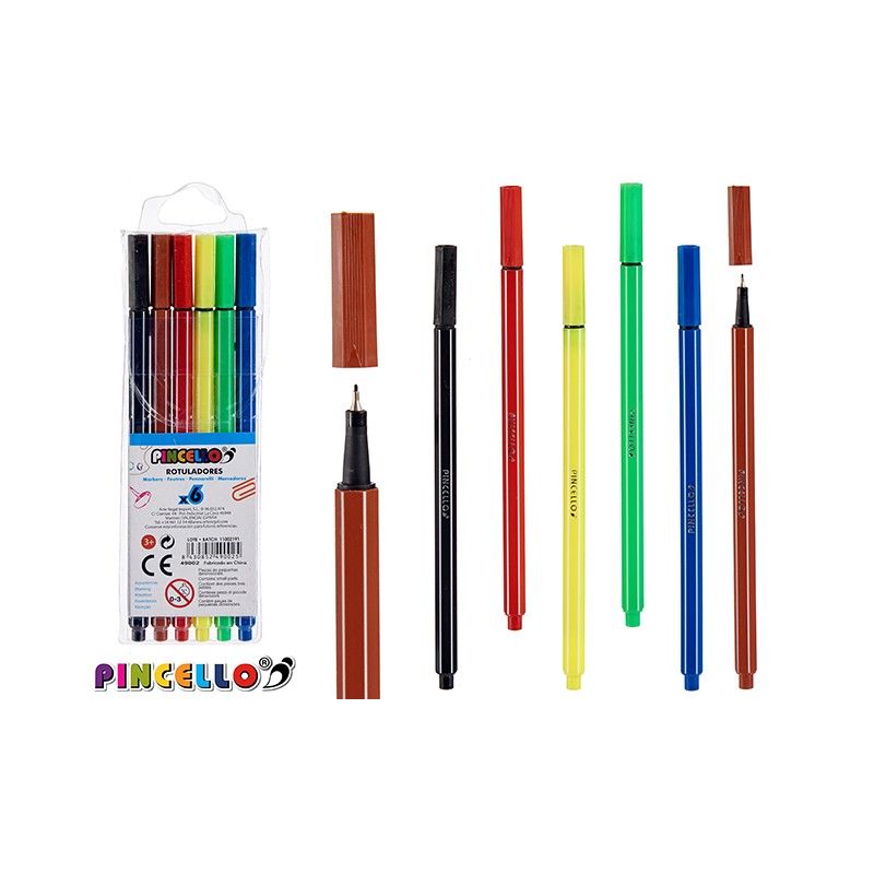 Crayons fins Fineliner Set 6 pcs.