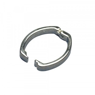 Chain fastener clip silver