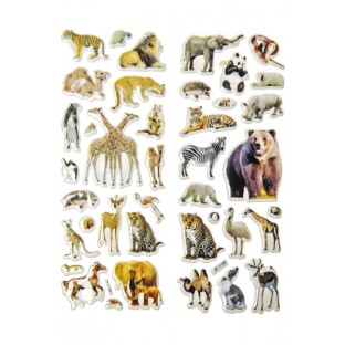 Sticker wild animals 20 pcs.