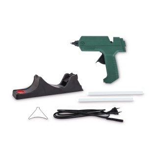 Pistola per colla a caldo cordless con stazione