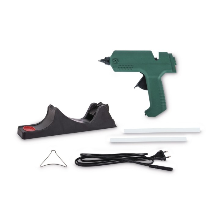 Hot glue gun cordless with station