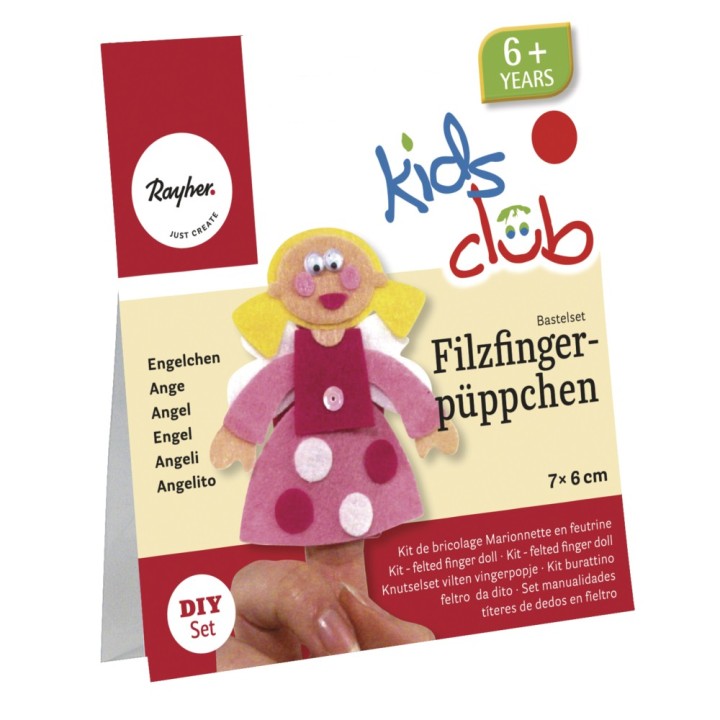 Felt Finger Puppet Angel Craft Set