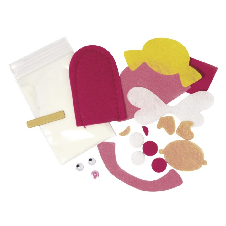 Felt Finger Puppet Angel Craft Set