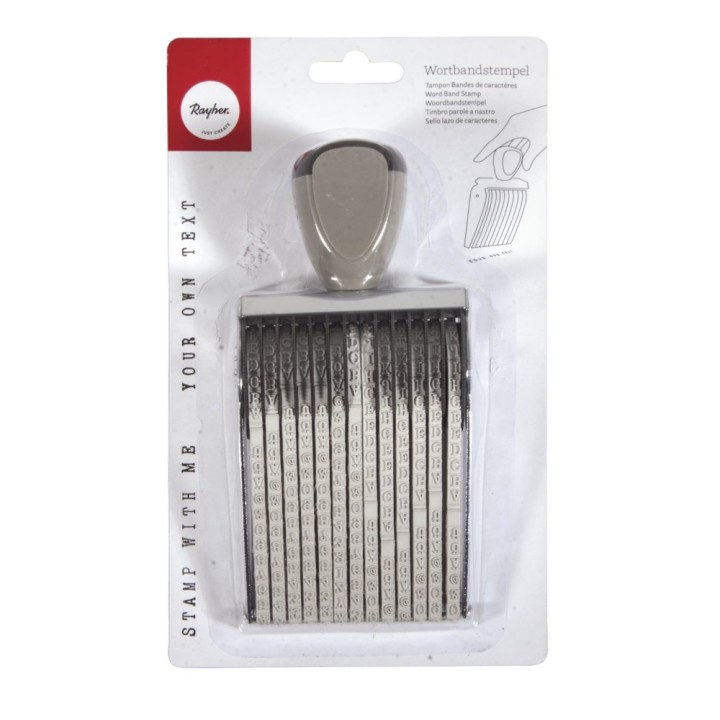 Wortbandstempel 13 Bänder