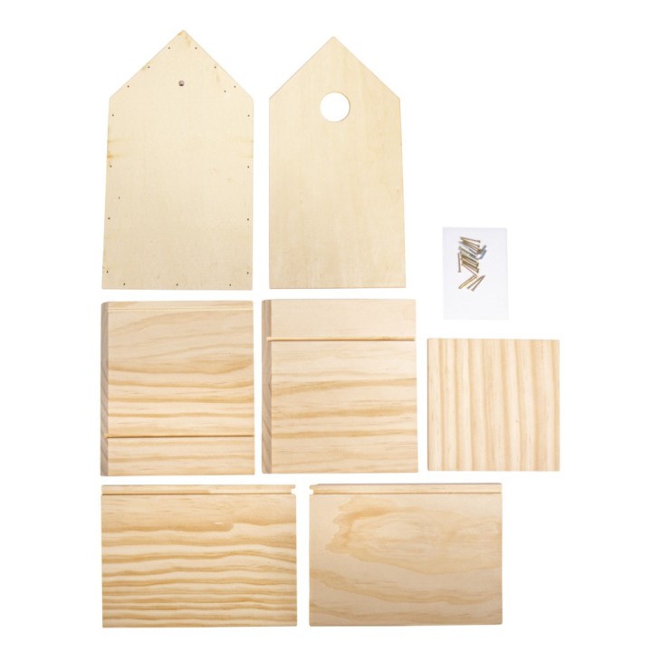 Handicraft set nesting box FSC nature