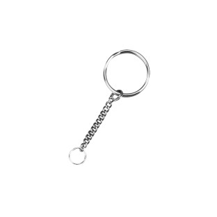 Key ring with link chain 25mm 4 pcs.