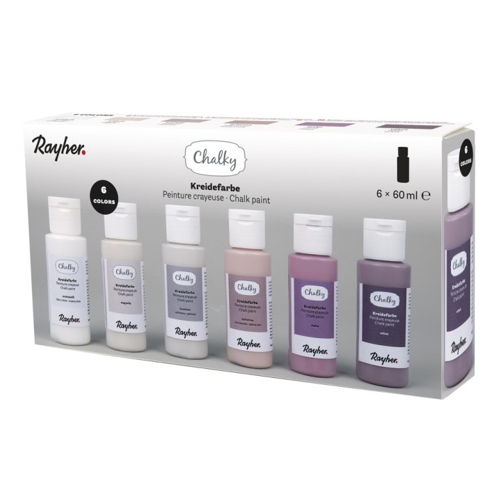 Pittura a gesso Chalky Set rosé