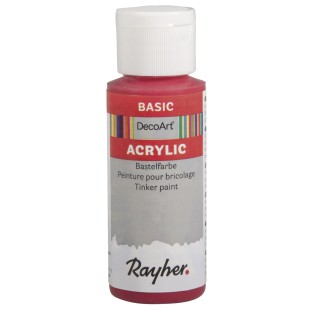Acrylic craft paint classic red 59ml
