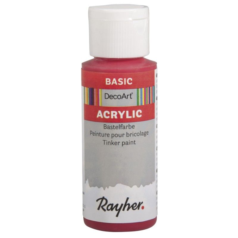 Acrylic-Bastelfarbe klassikrot 59ml