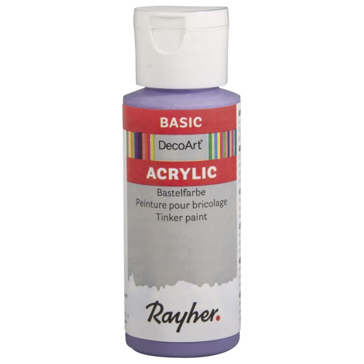 Peinture acrylique pour bricolage lilas 59ml