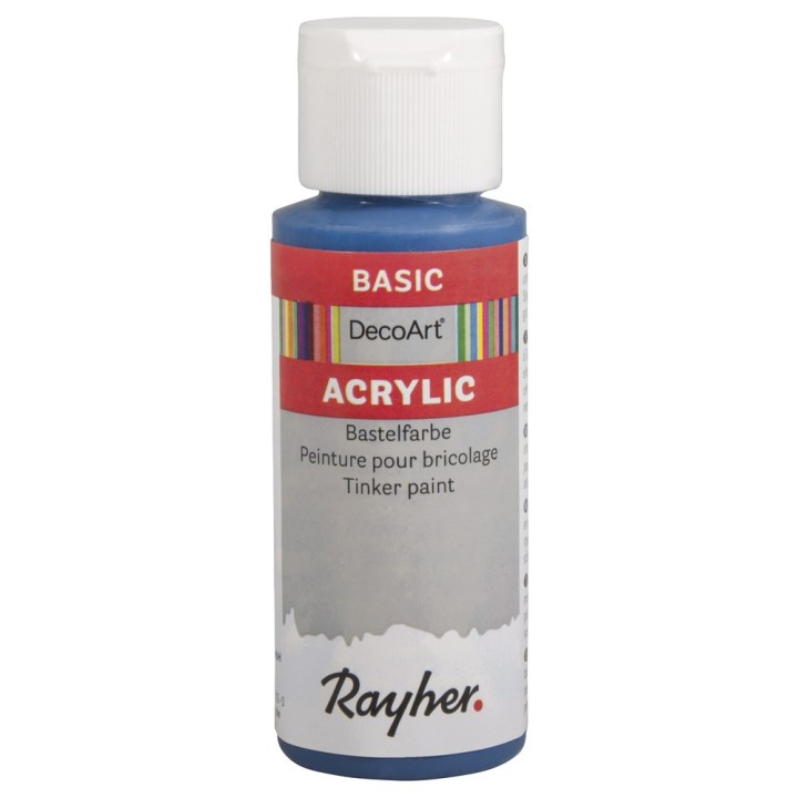 Peinture acrylique pour bricolage bleu véritable 59ml