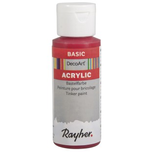 Acrylic craft paint fire red 59ml