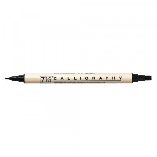 Crayon de calligraphie 2 + 5 mm noir