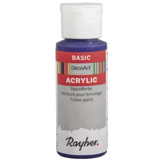 Peinture acrylique pour bricolage prune 59ml