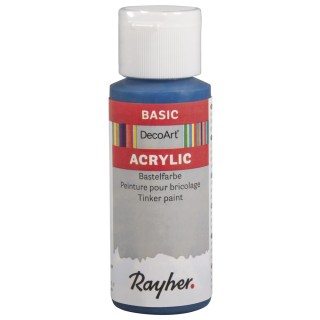 Peinture acrylique pour bricolage bleu azur 59ml