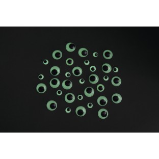 Wiggle Eyes Glow in the dark assorted 40 pcs.