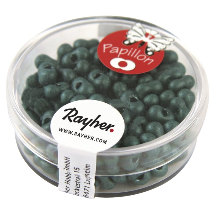 Papillon-Rocailles indisch türkis 18g