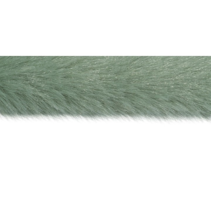 Tissu peluche jade