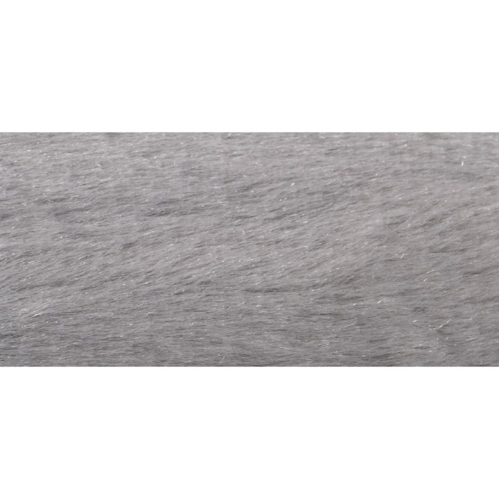 Tissu peluche gris clair