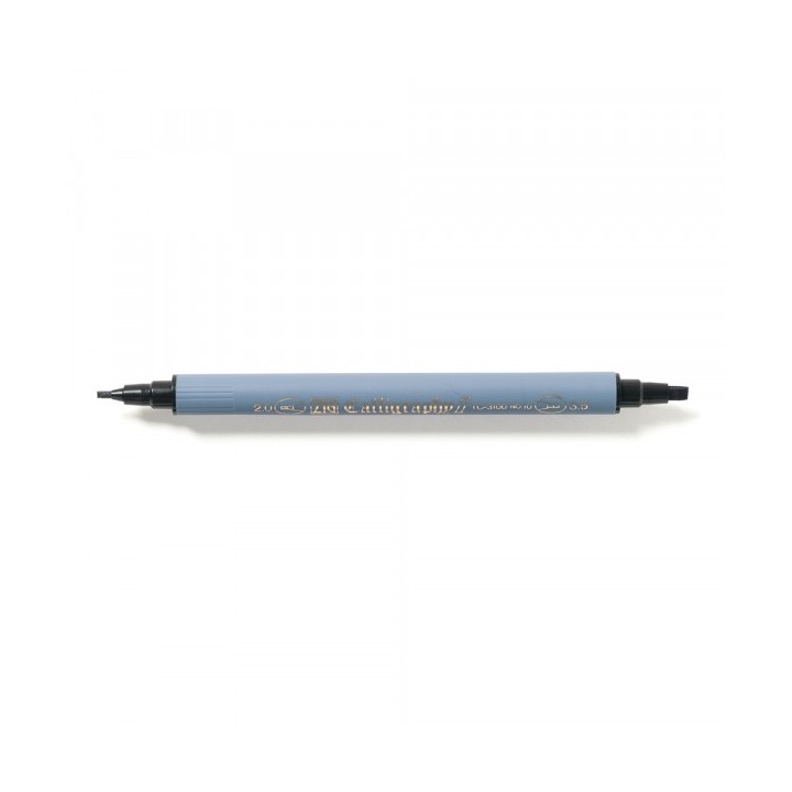 Penna calligrafica 2 + 3,5 mm nero