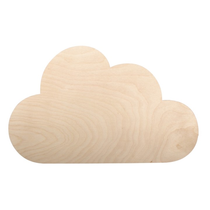 Kit de construction en bois Lampe nuage FSC naturel