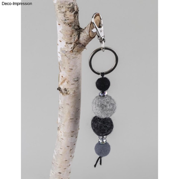 Merino worsted weight superfine black/white 50g