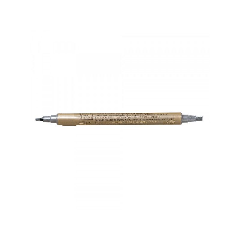 Calligraphy Pen 2 + 3.5 mm Metallic Silver