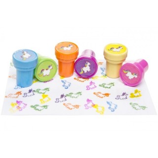Set de 6 tampons licorne