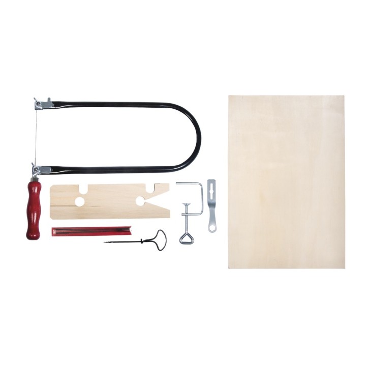 Kit de scie à chantourner, perceuse à clous incluse