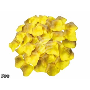 Pétales de roses Pétales jaunes 500 pcs.