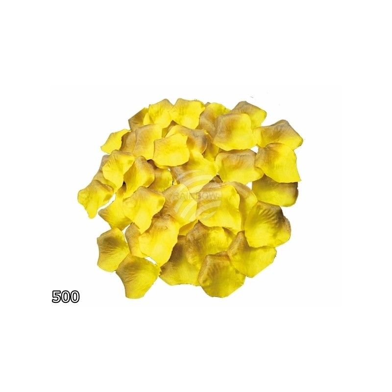 Rosenblätter Blütenblätter gelb 500 Stk.